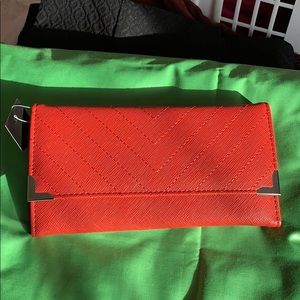 Red wallet/purse/clutch